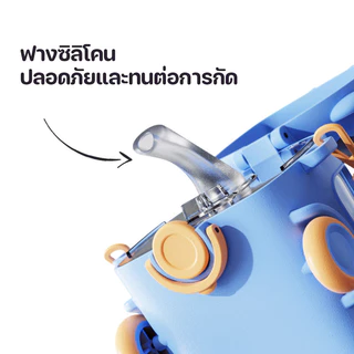 COD ขวดน้ํารถบัส ขวดน้ําเด็กไปโรงเรียน รูปรถบัสน่ารัก แบบพกพา ขวดน้ำเด็กขวด พร้อมสายสะพาย ลายการ์ตูน ขวดน้ำ