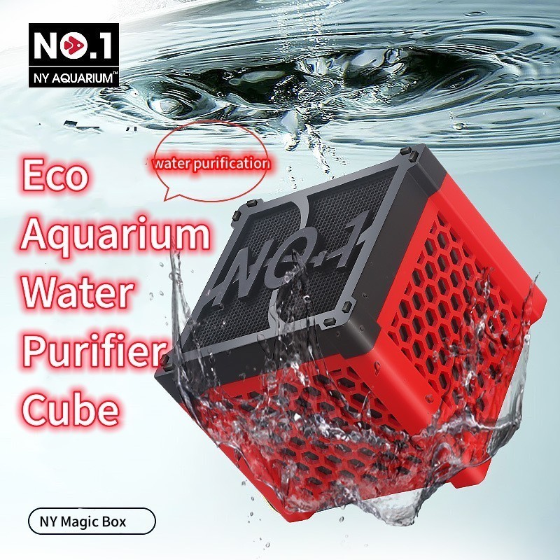1PC Eco-Aquarium Magic Box Water Purifier Cube Filter Honeycomb Structure Activated Charcoal Fish Tank Rapid Water Purif