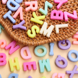 50ชิ้นสร้างสรรค์อะคริลิขนาดใหญ่จดหมายหลวมลูกปัด12.5มิลลิเมตร…