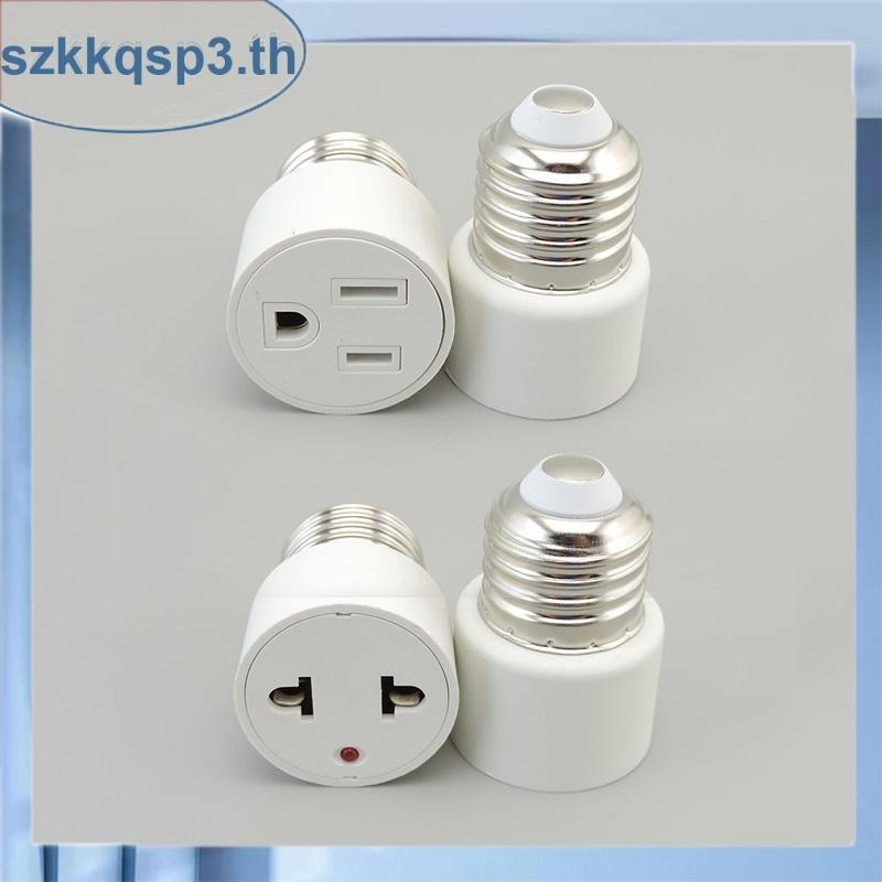 E26 E27 ฐานถึงหลอดไฟปกติเป็น US/EU ปลั๊กโคมไฟฐานหลอดไฟซ็อกเก็ตอะแดปเตอร์แปลง THK3
