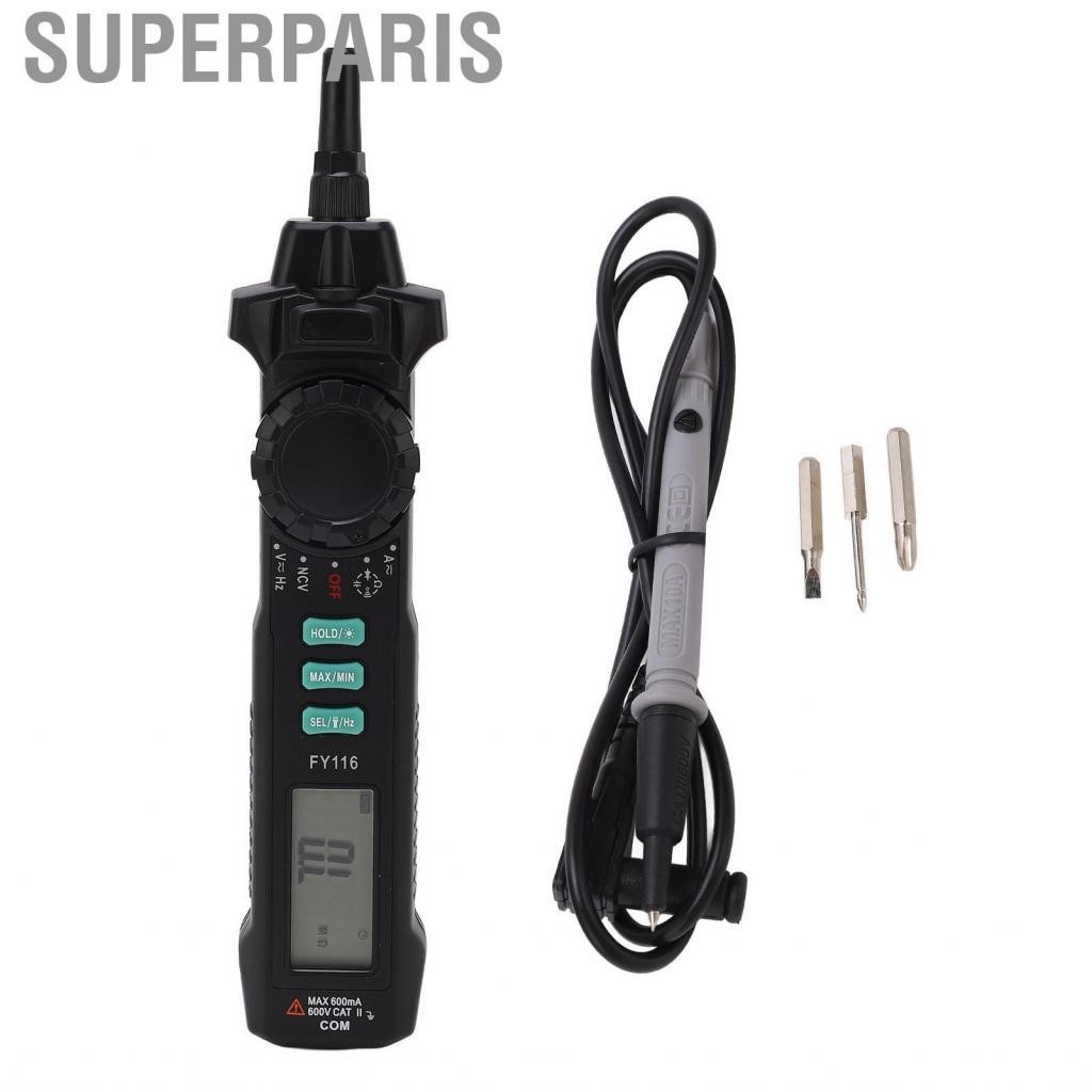 Superparis Digital Multimeter Pen Type Meter Multifunction Smart Sensor Safety NCV Voltage Detection for Measurement