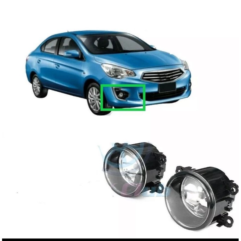 Xps คู่ Mitsubishi Mirage G42012 2013 2014 2015 2016 2017 2018 2019 2020 2021 ไฟตัดหมอก/ไฟหมอก/Foglamp/Foglight Assembly (เข้ากันได้กับ w/ Mitsubishi Xpander 2018 2019 2020 2021)