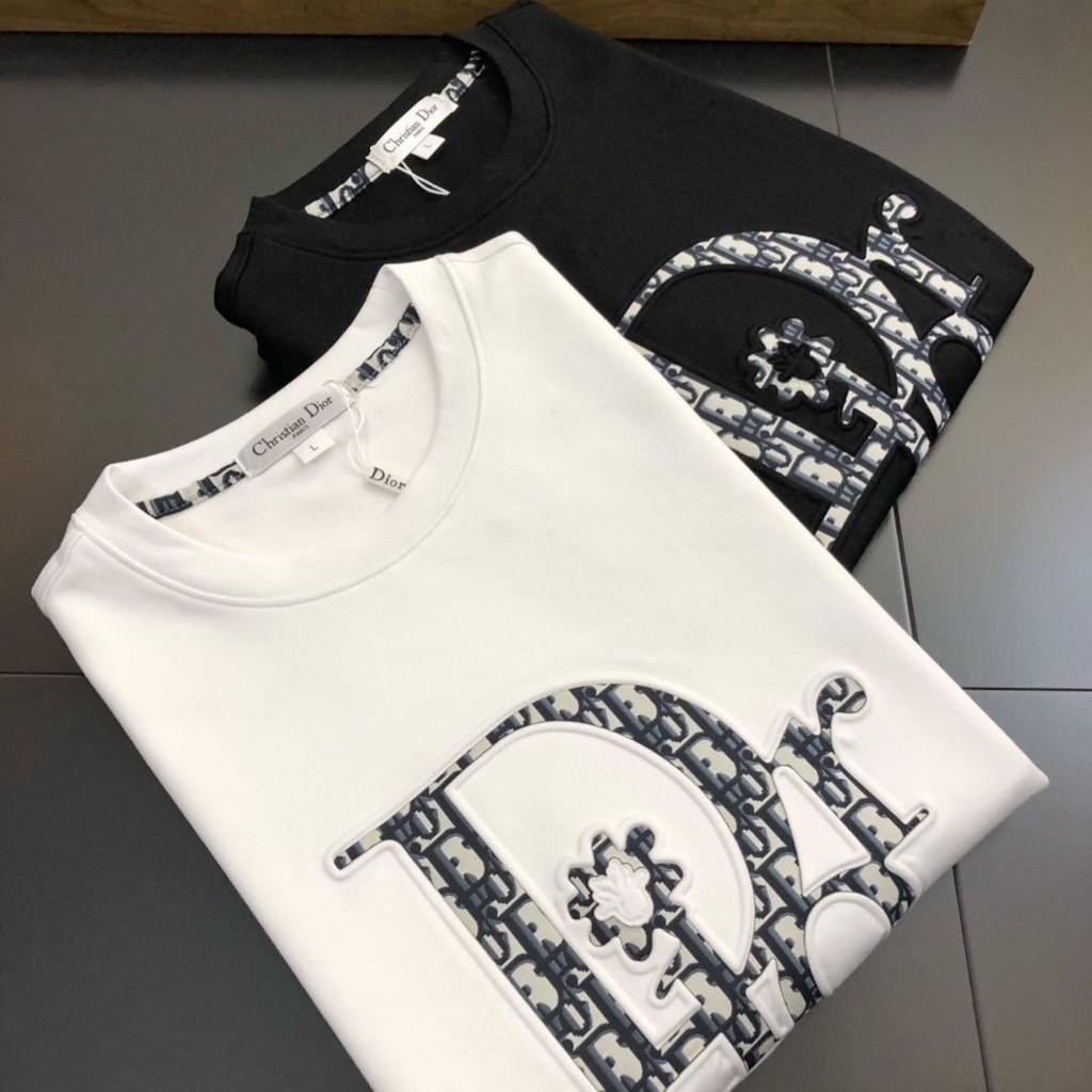 23 เสื้อยืด ผ้าฝ้ายแท้ แขนสั้น คอปก ปักลายตัวอักษร DO-iR สไตล์คลาสสิก เหมาะกับฤดูใบไม้ผลิ ฤดูร้อน สําหรับผู้ชาย S-5XL