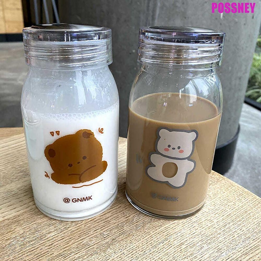 Possney ถ้วยทนความร้อน Leakproof 450ML แก้วกาแฟ Drinkware