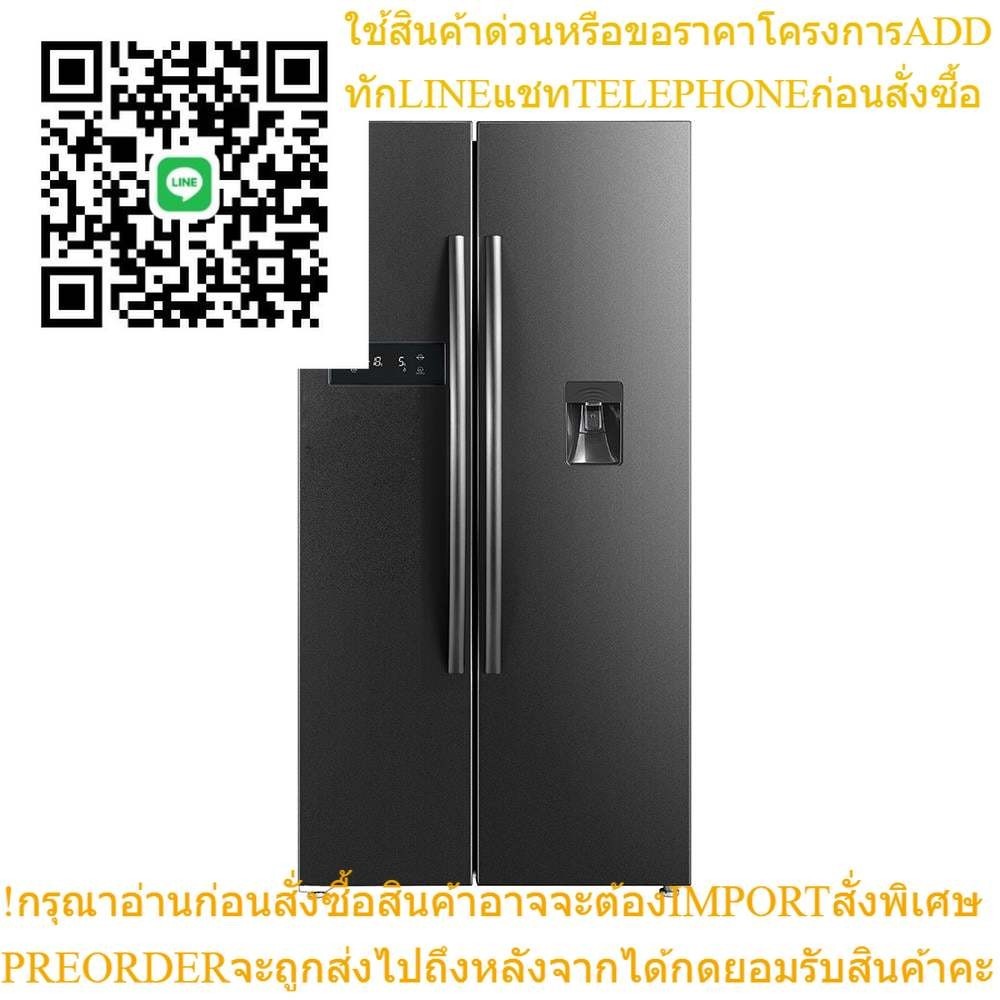 ตู้เย็น SIDE BY SIDE TOSHIBA GR-RS682WE-PMT(06) 19.6 คิว สีเทาSIDE-BY-SIDE REFRIGERATOR TOSHIBA GR-RS682WE-PMT(06) 19.6C