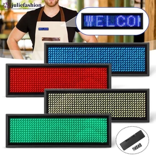 Mini LED Digital Programmable Scrolling Name Message Tag Sign J1Q2[OVSA]
