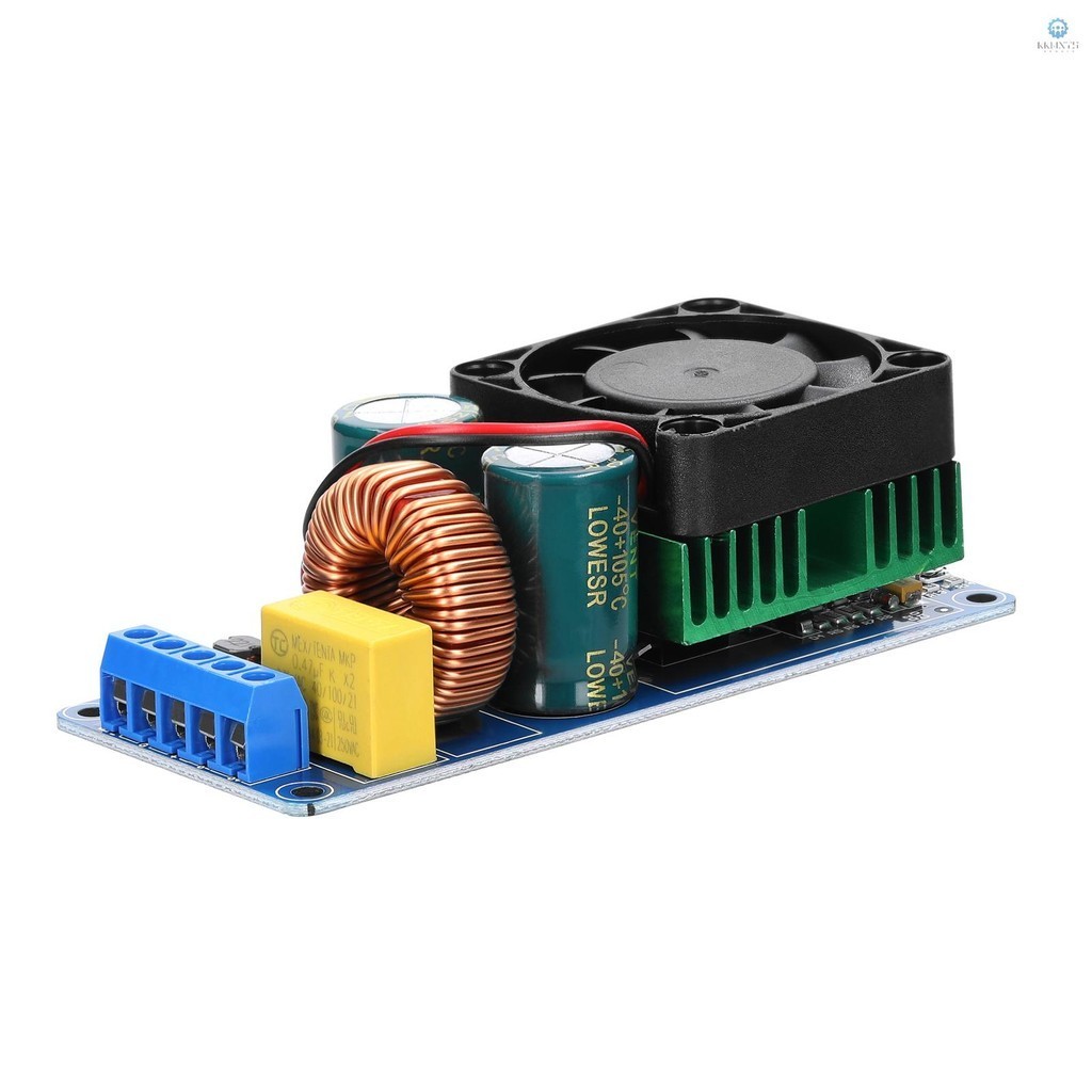 500w IRS2092S Digital Power Amplifier Board Mono Channel Class D Power Amp Board โมดูลพัดลมระบายความร ้ อน