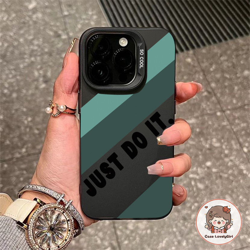 🔥ส่งจากไทย🔥ลายเส้นเรียบง่ายในภาษาอังกฤษ เคส IPhone 15 11 13 14 16Pro Max XR พสัส13 12 Pro 7 8 Plus SE X Xs Max Hard Case