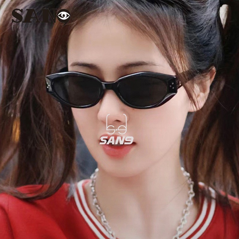 สินค้าพร้อมแฟชั่น Mi Nail แว่นกันแดดกรอบเล็กม่านบังแดดสาวเผ็ด