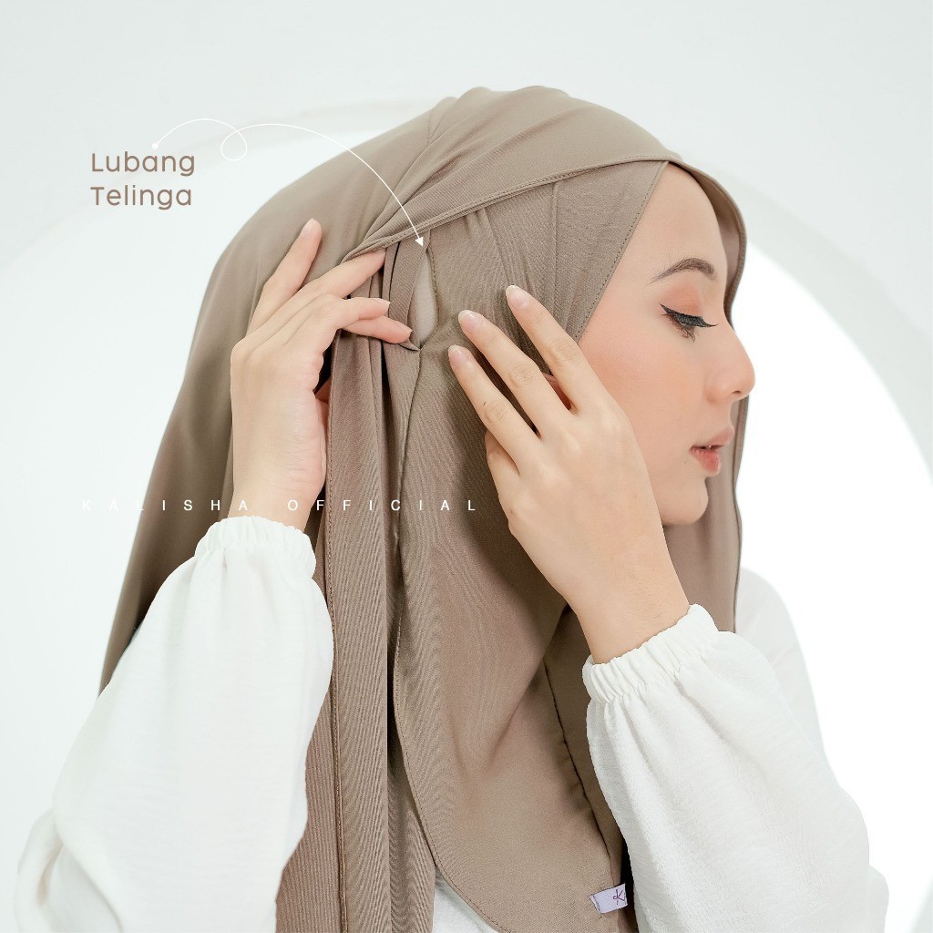 Instant Pashmina Oval Pashmina Veil Pashmina Jersey ภายในครอบคลุมคอ Pashmina Oval Melted