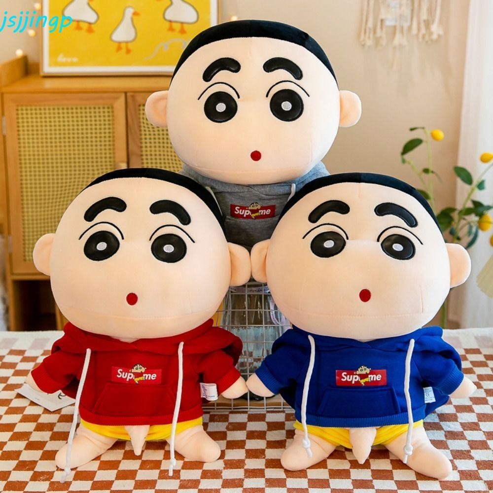 Jsjjingp Shin-chan ของเล่นตุ๊กตาของขวัญวันเกิดสําหรับเด็กญี่ปุ่นอะนิเมะ Crayon Shin-chan ตกแต่งบ้านเบาะ Plush Sleeping Mate คอลเลกชันรุ่น Originality ของเล่นตุ๊กตา