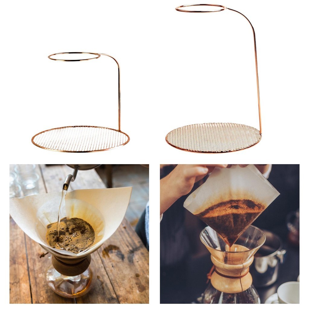 [mibum01eb ] Pour over Coffee Stand Coffee Cup Holder Tool Coffee Gift Stainless Steel Accessories C