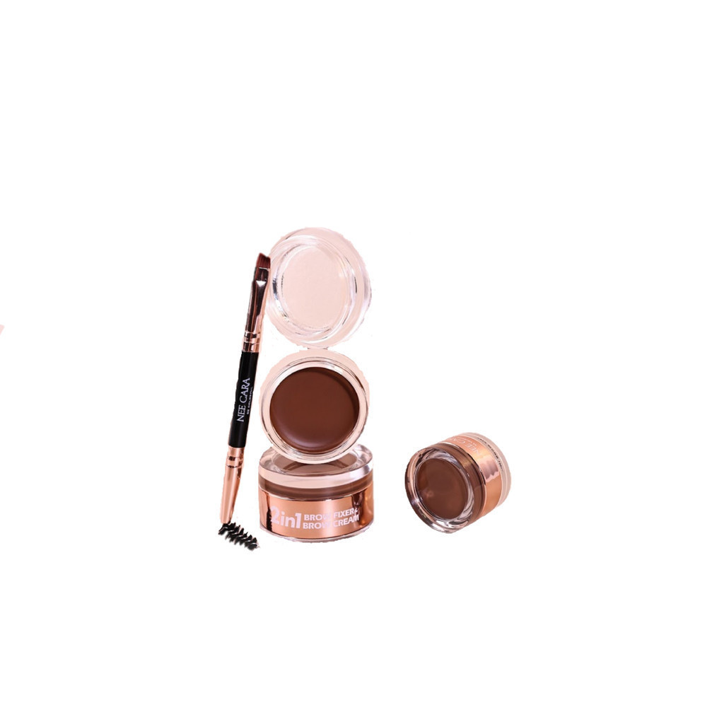 ของแท้·ส่งด่วน·ถูก Neecara 2in1 Brow Fixer & BrowCream #N349นีคาร่า2อิน1 บราว ฟิกเซอร์ แอนด์ บราว ครีม x 1 ชิ้น dayse
