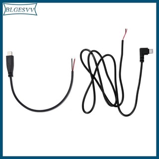 Blg USB C ชาย 2Pin สายไฟต ่ อ Type C เปิดปลาย Pigtail Cord 5V 3A