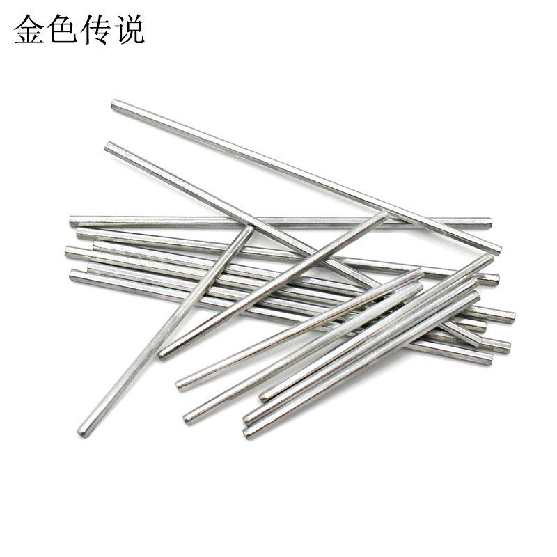 1.8 มม.เพลาหกเหลี ่ ยมสี ่ ล ้ อเพลาเพลาสั ้ นลดความเร ็ วเพลา DIY วัสดุ 100 มม.10 ซม