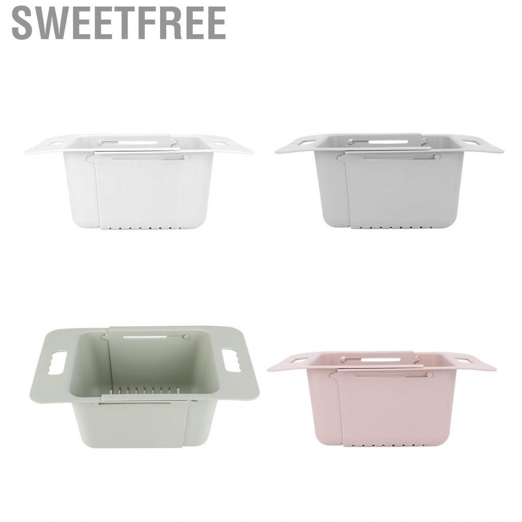 Sweetfree Chest Freezer Basket  Rustproof Deep Organizer Bin Expandable PP with Handle for Cabinets