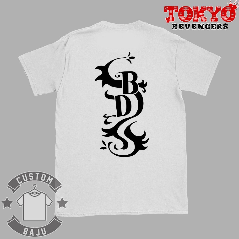 สีขาว a Tokyo Revengers 617 Black Dragon Anime T-Shirt_09