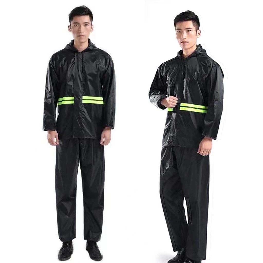 ชุดกันฝนผู้ใหญ่ เสื้อและกางเกงแถบสะท้อนแสง thumbnail 4