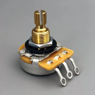 Cts ของแท้ 500K 250K กีตาร์ Potentiometer หม้อแรงบิดต่ําและเสียงรบกวนต่ํารู้สึกเรียบเพลาทองเหลืองอุปกรณ์เสริมมืออาชีพ