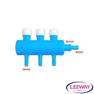 Lee ตัวแยกสายปั๊มอากาศสำหรับตู้ปลา อุปกรณ์ปั๊มลมตู้ปลา Aquarium Air Splitter