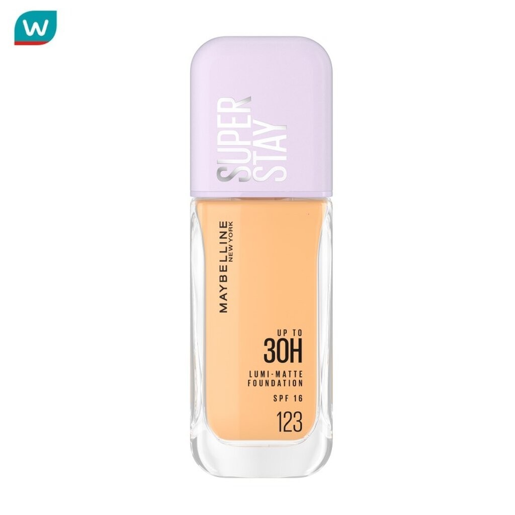 Maybelline เมย์เบลลีน รองพื้น ซุปเปอร์สเตย์ลูมิแมท 35ก.123