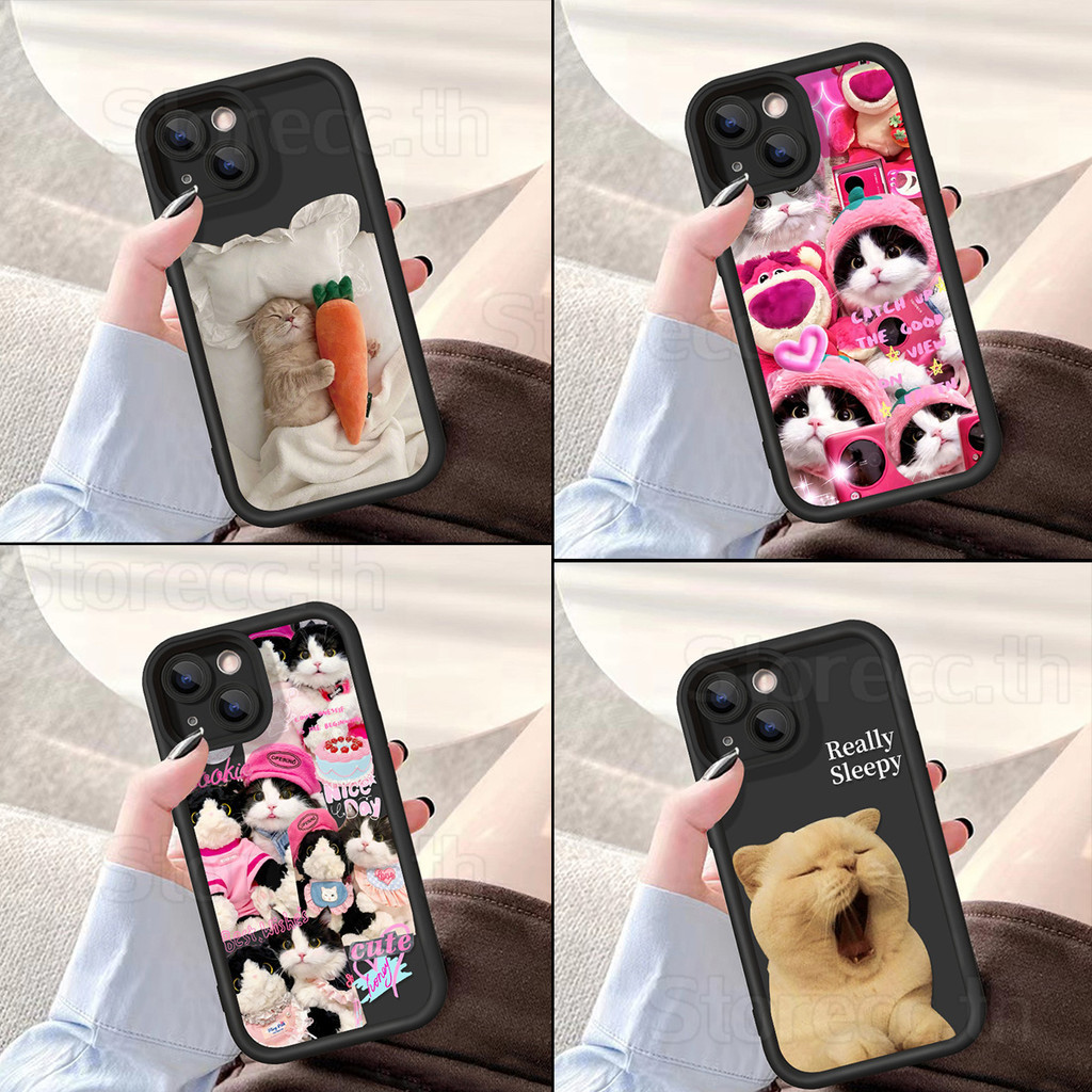 เคสไอโฟน 11 น่ารัก TPU สำหรับfor iPhone 11 13 14 12 15 Pro Max 7 8 XR XS 7Plus 8Plus 15 Plus