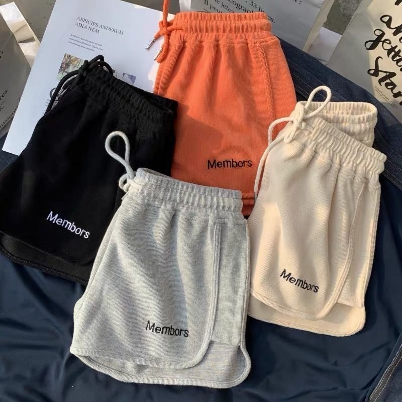 Kid Shorts(16-51kg) Kid Boy Girl Sport Shorts แฟชั่นสไตล์เกาหลีเย็บปักถักร้อยกางเกงขาสั้นเอวยางยืด