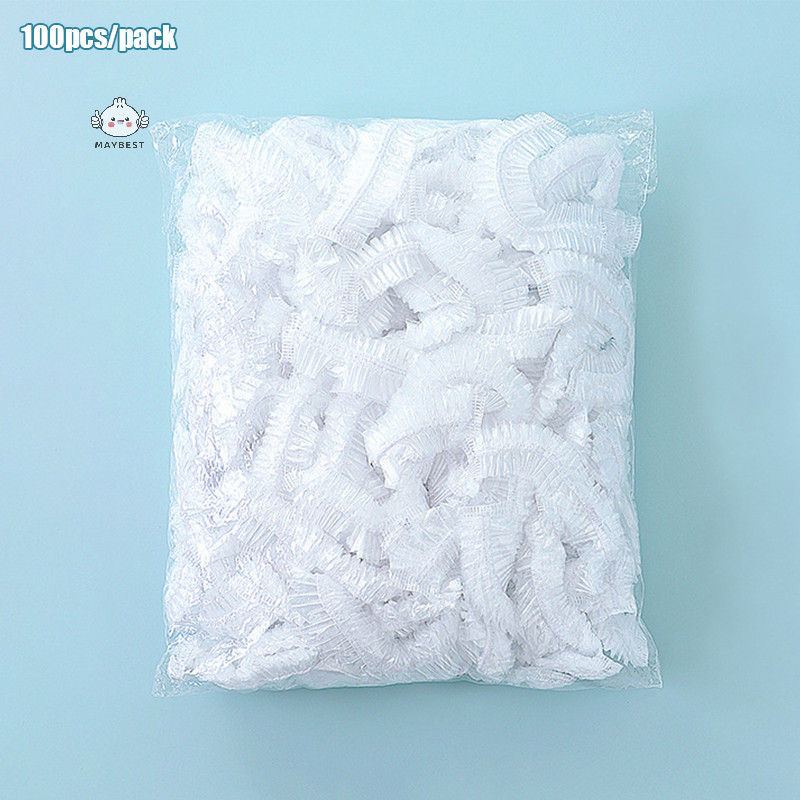 {maybest} ผ้าคลุมเก็บอาหารแบบใช้ซ้ําได้ 100 ชิ้น Keep Fresh Food แผ่นห่อพลาสติก Clings Film {TH}