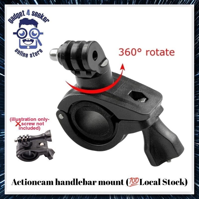 Gopro Akaso Campark Vantop XTU กล้องแอคชั่นแคมเมราที่ยึดแฮนด์อะแดปเตอร์คลิปยึด