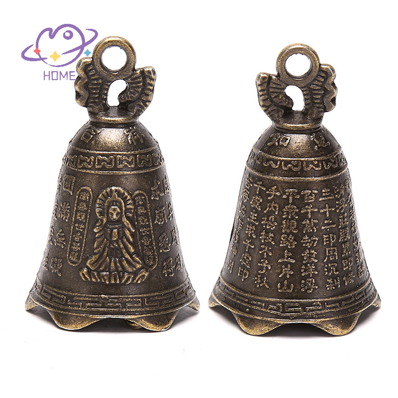 [mayhome ] จีนมินิประติมากรรมสวดมนต ์ Guanyin พระพุทธรูป Bell DIY กระดิ ่ งลมจี ้ ตกแต ่ ง {TH}