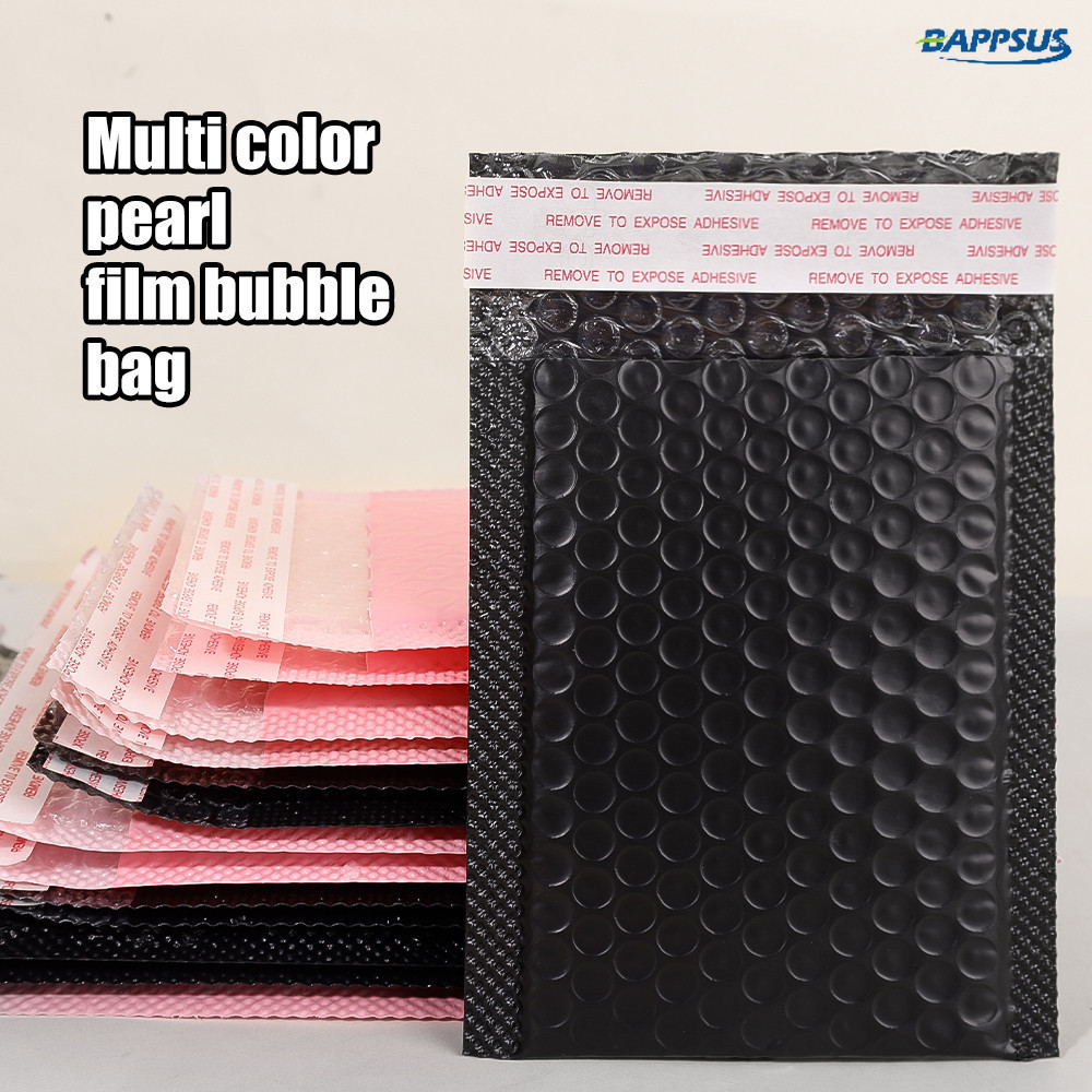20/10 ชิ้น Self Seal กระเป๋า Bubble Padding สีดําสีขาวและสีชมพู/หลายสี Courier Bubble กระเป๋า/ Multi-ขนาดซองจดหมายโฟมกระเป๋า/Self-Adhesive กันน้ํากันกระแทก Bubble Pack