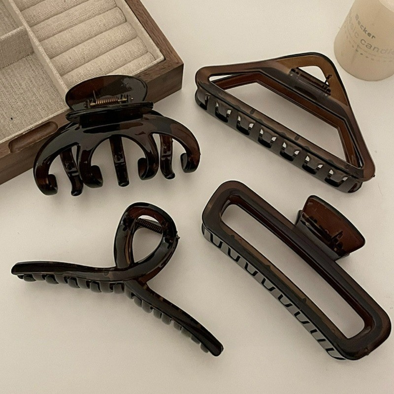 1 ชิ ้ นเกาหลี Elegant Lady สาว Big Grips Hairpin Hairclips อุปกรณ ์ เสริมผม