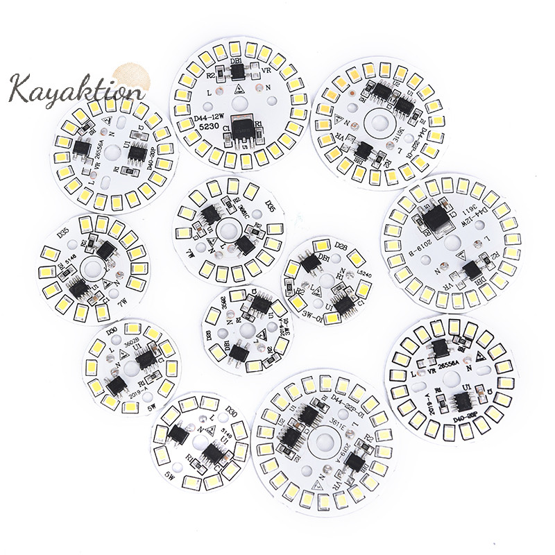 Kayaktion หลอดไฟ LED Patch โคมไฟ SMD แผ ่ นวงกลมโมดูลแหล ่ งกําเนิดแสงแผ ่ นสําหรับหลอดไฟ นีซ