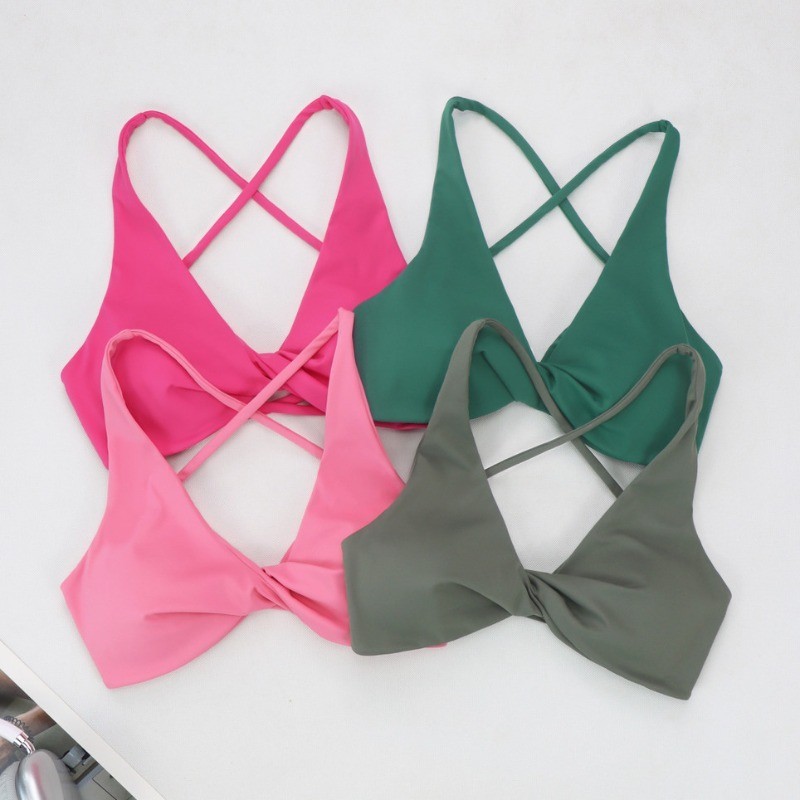 【YOGATRUTH】เสื้อชั้นในโยคะ พิลาทิส เซ็กซี่ ระบายอากาศ เต้าทรงต่ํา สําหรับออกกําลังกาย