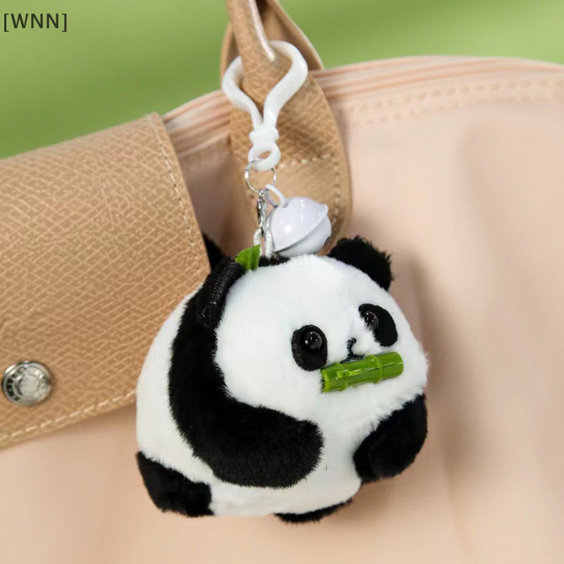 [WNN]คลังสินค้าพร้อม 1 ชิ้นตุ๊กตาแพนด้าจี้ตุ๊กตาของเล่นดึงเชือกหางเคลื่อนย้ายได้ Kawaii อะนิเมะ Plushie พวงกุญแจสนุกจี้พวงกุญแจตุ๊กตาของขวัญ TH