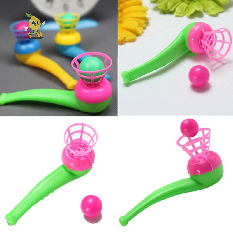 [mozh] 1/6/10 ชิ้น Blow Pipe & Balls - ของเล่นเด็ก Party Bag Fillers Wedding Kids [TH]