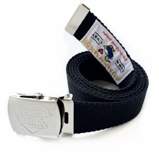 เข ็ มขัดตัวอักษรผ ้ าใบหัวใจหัวเข ็ มขัดโลหะ