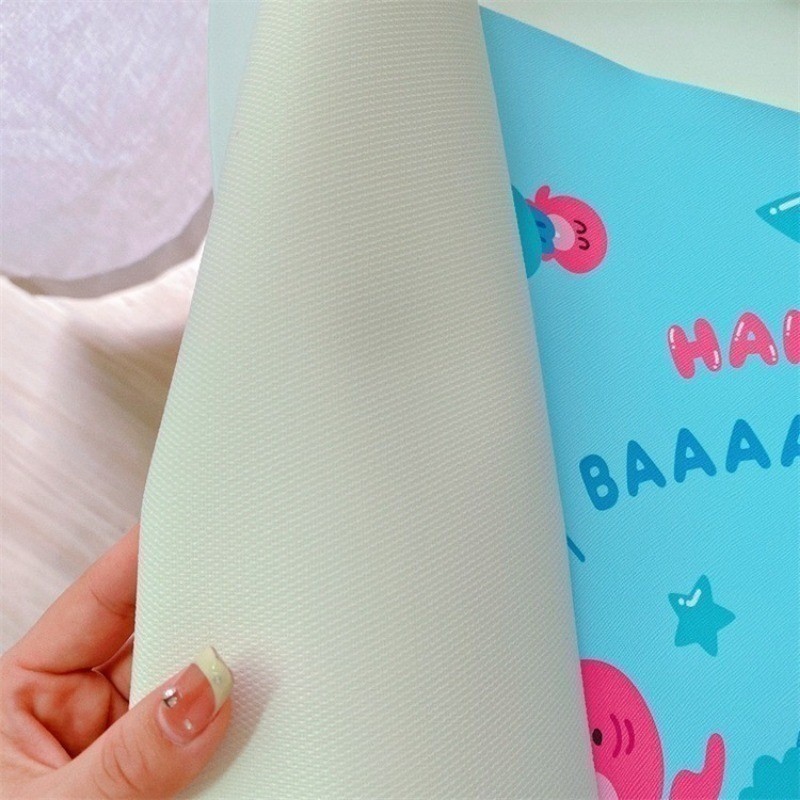 แผ่นรองเมาส์ Kuromi Melody น่ารักขนาดใหญ่คีย์บอร์ดเกมตารางเสื่อการ์ตูนโต๊ะ Seaming - รูปที่ 4