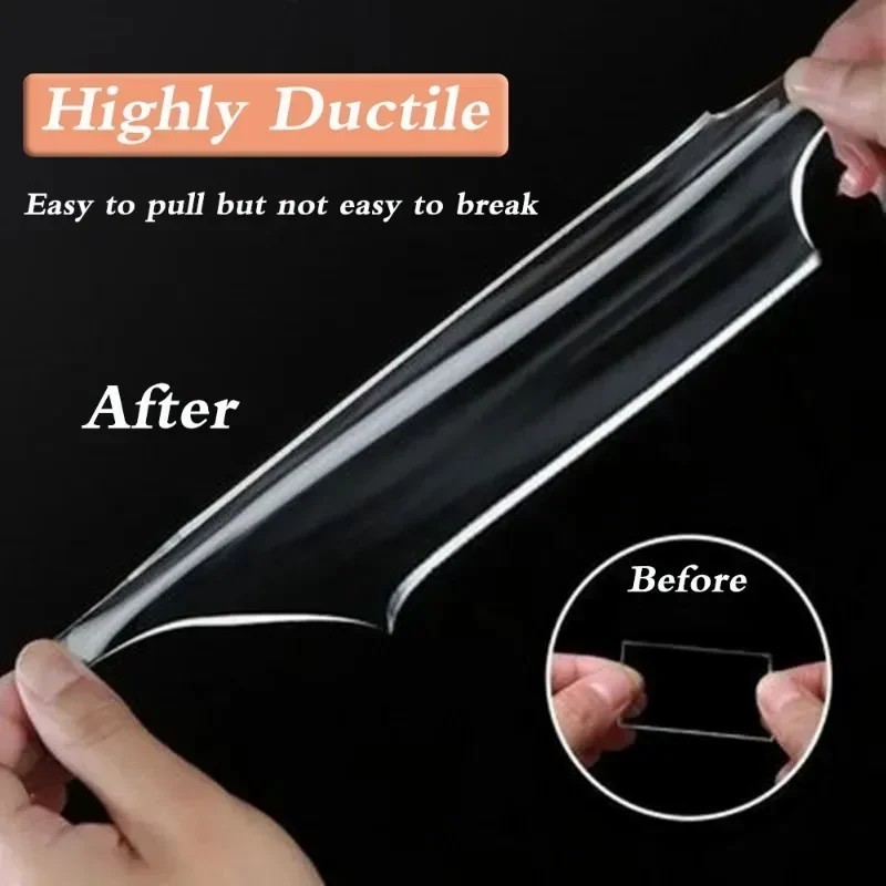 เทปนาโน-สําหรับห้องน้ํา,ห้องครัว,อ่างล้างจานแตะเจลสติ๊กเกอร์-เทปกาวสองหน้า- ไร้ร่องรอย เทปกันน้ํา-เทปกาวแข็งแรงพิเศษ-อุปกรณ์บ้ - รูปที่ 5