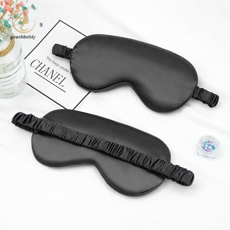 [goushbshiy] 1pc Eyeshade Sleeping Eye Mask Cover Eyepatch Solid Rest Relax Eye Shade TH