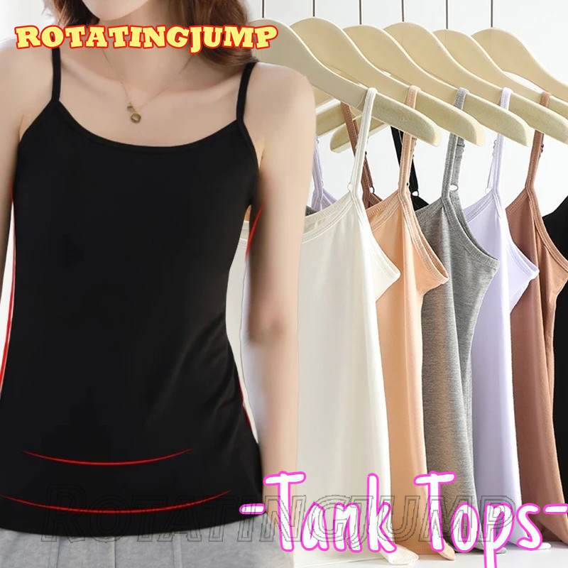 เอสเอฟเอส -เสื้อกั๊กสลิงสีทึบ-สาวฤดูร้อนสวมใส่ทุกวัน-แฟชั่น,อเนกประสงค์,ผิว-เสื้อกล้ามแขนกุด-ชุดชั้นในสตรี-ระบายอากาศนุ่มยืดหย