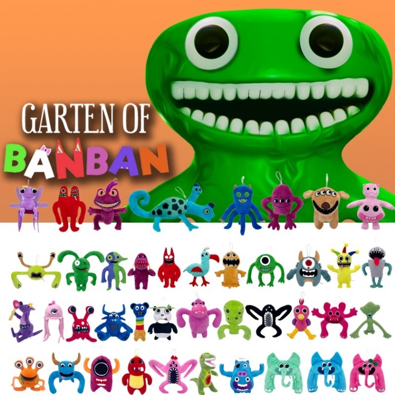 Garten of Banban ตุ๊กตาน่ารักการ์ตูน Monster ตุ๊กตาของเล่นตุ๊กตาสะสมเด็กของขวัญ
