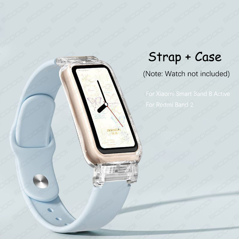 สายซิลิโคนสําหรับ Xiaomi Smart Band 9 Active / 8 Active Watch Band สําหรับ Redmi Band 3 2 แฟชั่นสีทึบสร้อยข้อมือนุ่มเปลี่ยนสายรัดข้อมือ ราคา ถูกที่สุด ดีลบีเคเค แกลเลอรีภาพที่ 8