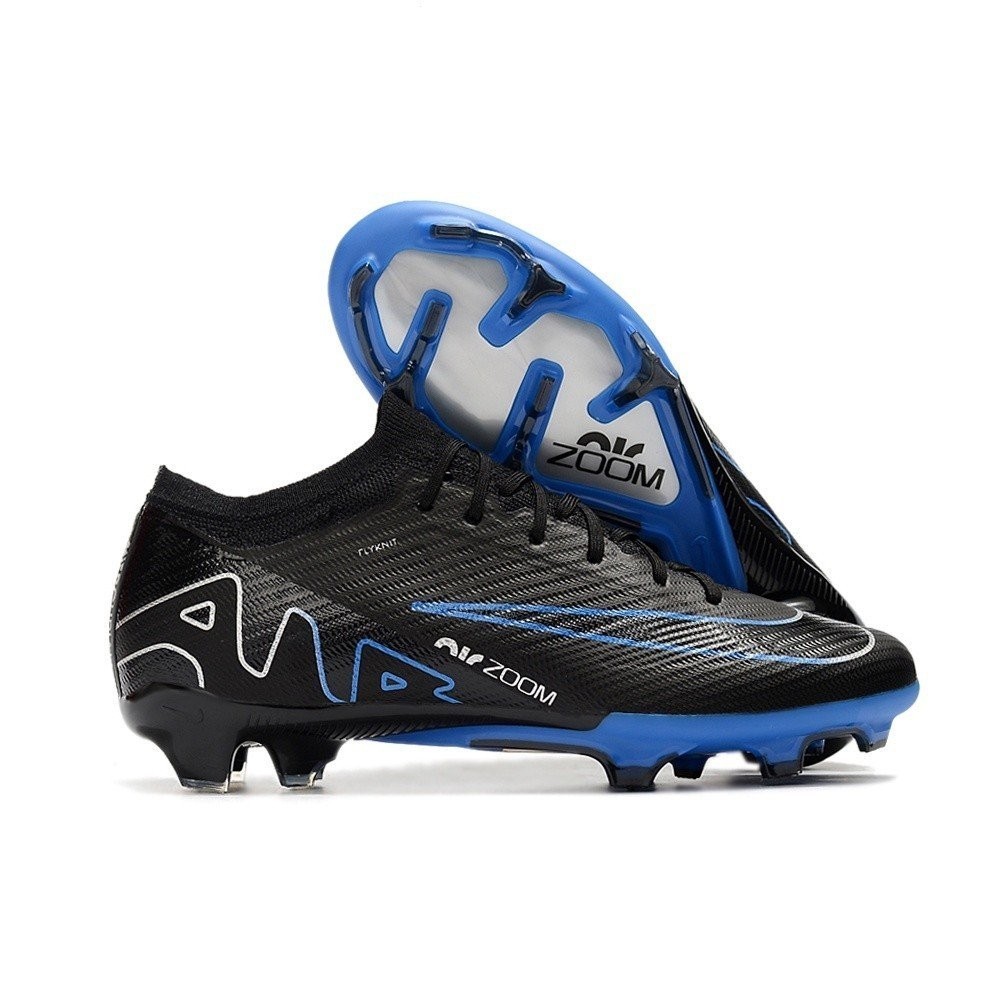 Nike zoom vapor 15 elite se fg Black Blue Eur39-45 รองเท้าฟุตบอลกันน้ํา