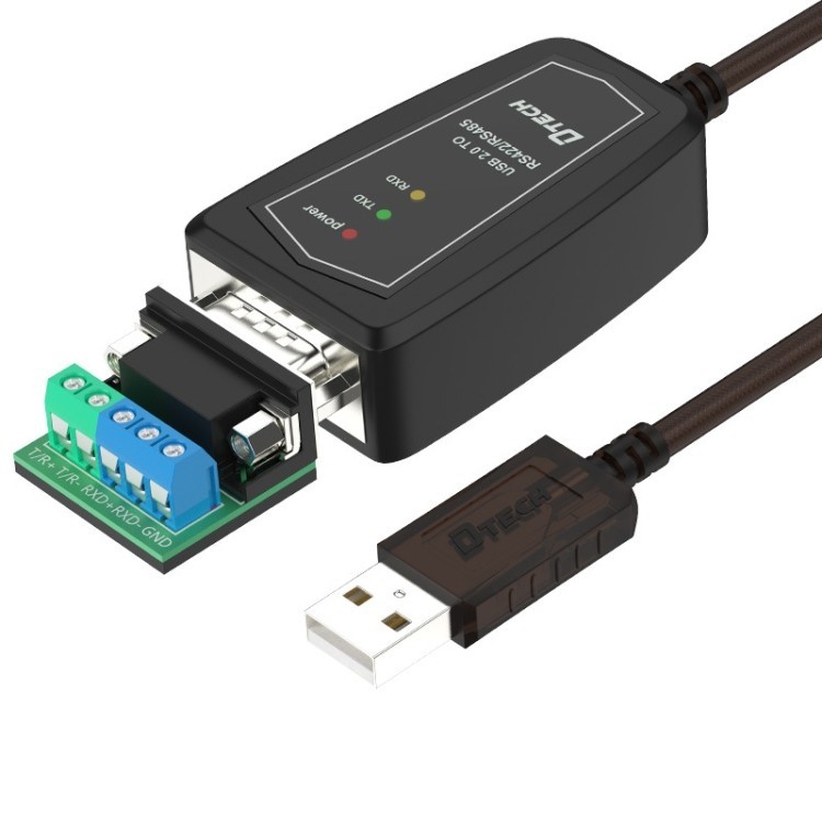 มาใหม่ DTECH DT-5019 สายแปลง USB to RS485 / RS422, ชิป FT232, ความยาว: 0.5 ม.