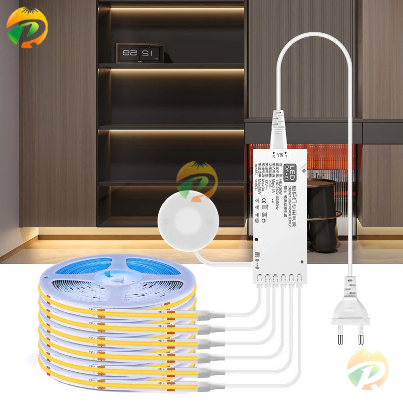 ตู้ไวน์แถบแสงเหนี่ยวนําซัง แถบแสงโชว์ ตู้ไฟ LED พื้นผิวติดตั้งลามิเนต