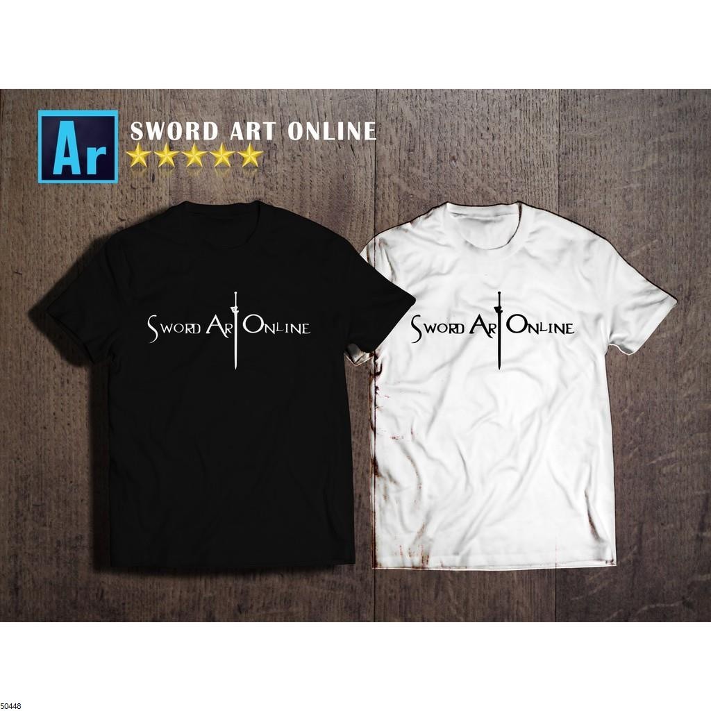 SWORD ART ONLINE TSHIRT KIRITO ASUNA เสื้อยืด เสื้อกีฬา รัดรูป การ์ตูน คอกลม หลวม หนาๆ