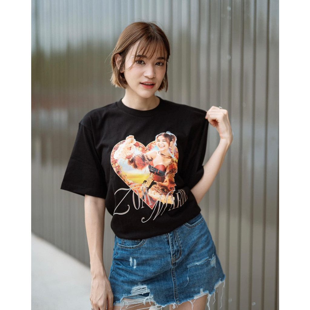 T-Shirt 4QUEENS ZOMMARIE - Black