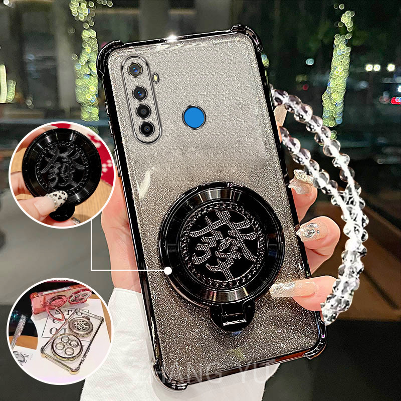 กันกระแทกcase สําหรับ Realme 5 5i 5s 6i c3 เคสโทรศัพท์ 3D Wealth Bracket สร้อยข้อมือใหม่ softcase ราคา ถูกที่สุด ดีลบีเคเค แกลเลอรีภาพที่ 6