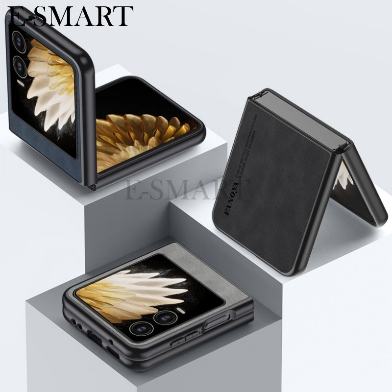 สําหรับ infinix Zero Flip Case Frosted Soft Vintage หนัง Anti Drop สําหรับ infinix Zero Flip ฝาหลังป